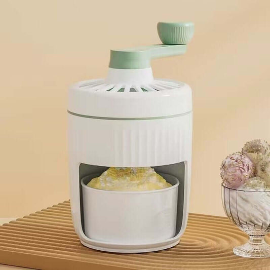 Hand cranked ice shaver machines for home